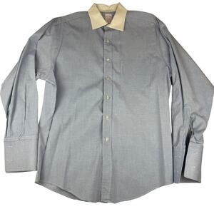 Vintage Brooks Brothers Makers Men's Dress Shirt Size 16.5 34